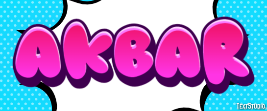 Akbar Text effect