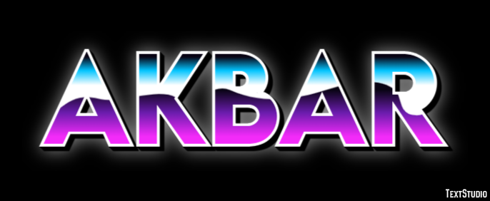 Akbar Text Effect