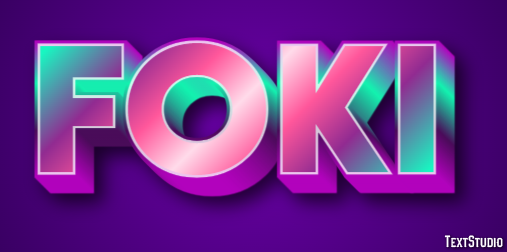 Foki Efekt tekstowy
