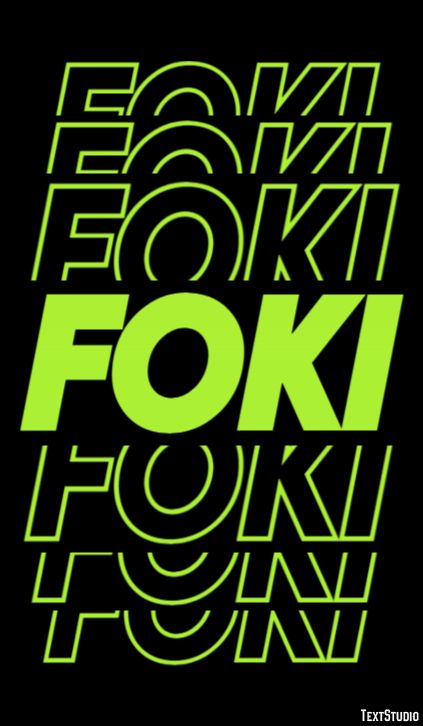 Foki Efekt tekstowy