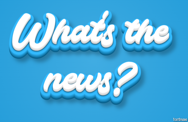 What's the news? Text Effect