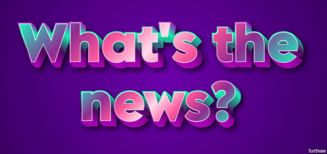 What's the news? Text Effect