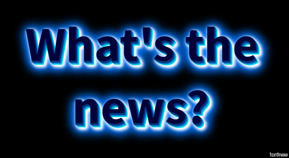 What's the news? Text Effect