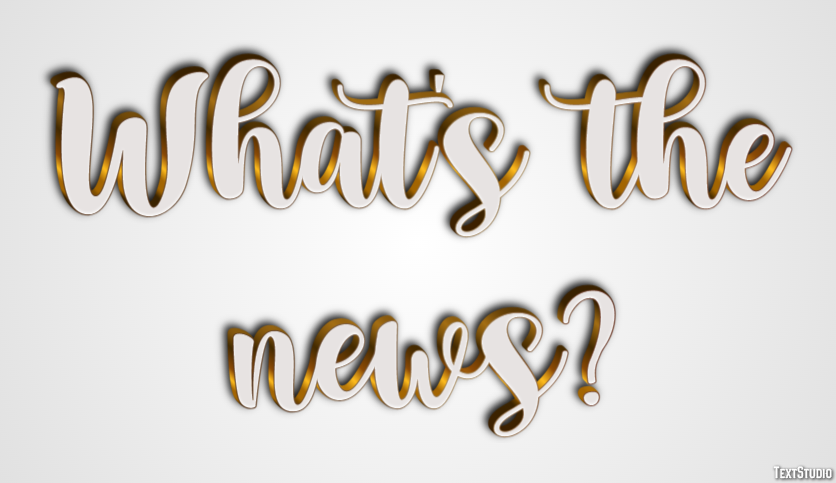 What's the news? Text Effect