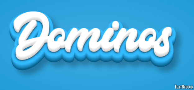 Dominos Effet de Texte
