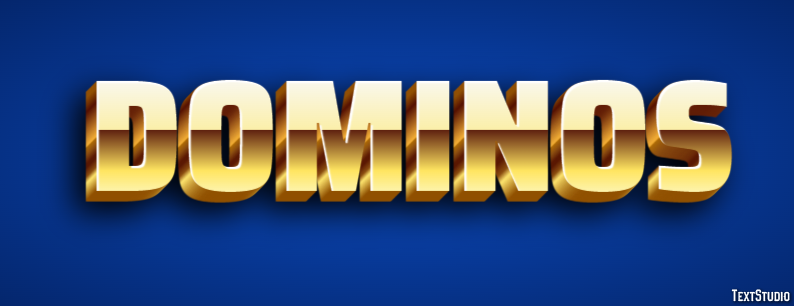 Dominos Effet de Texte