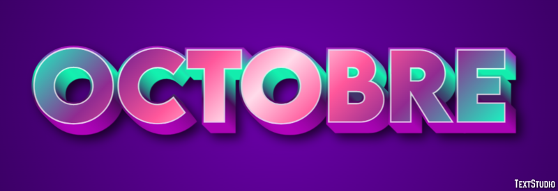 Octobre Efekt tekstowy