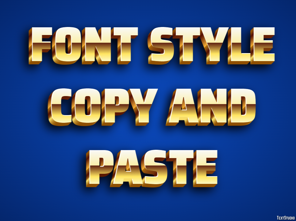 Font Style Copy And Paste Text Effect
