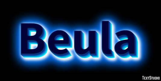 Beula Effetto testo