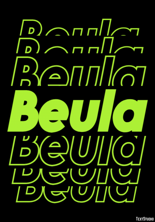 Beula Text Effect