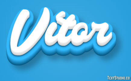 Vítor テキスト効果