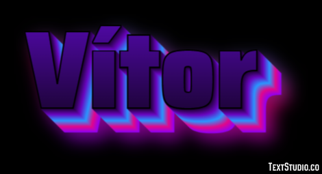 Vítor テキスト効果