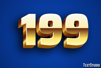 199 Efecto de Texto