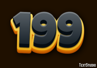 199 Efecto de Texto