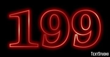 199 Efecto de Texto