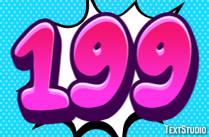 199 Efecto de Texto