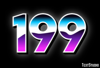 199 Efecto de Texto