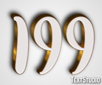 199 Efecto de texto