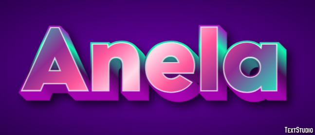 Anela Text effect