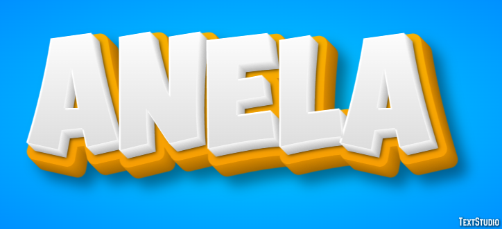 Anela Text effect