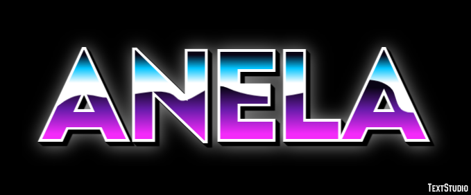Anela Text effect