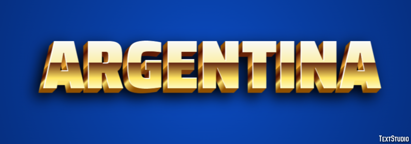 Argentina Effetto testo