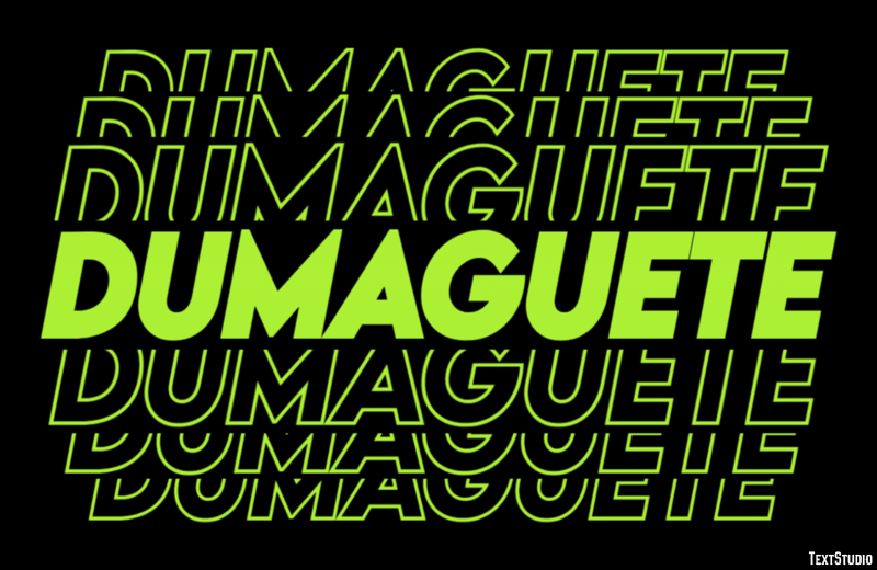 Dumaguete Efekt tekstowy