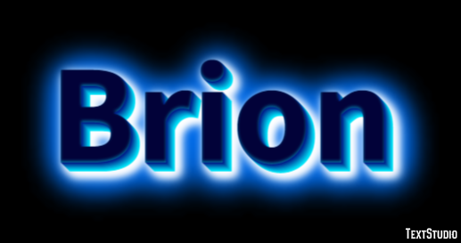 Brion Texteffekt