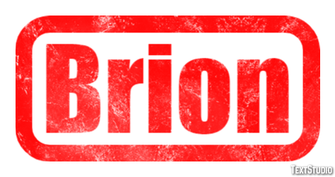 Brion Text effect