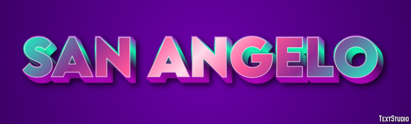 San Angelo Efekt tekstowy