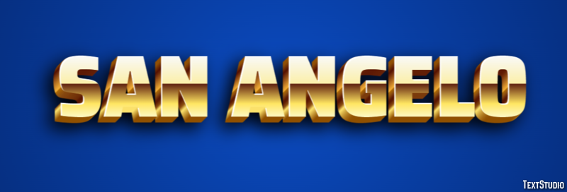 San Angelo Efecto de Texto
