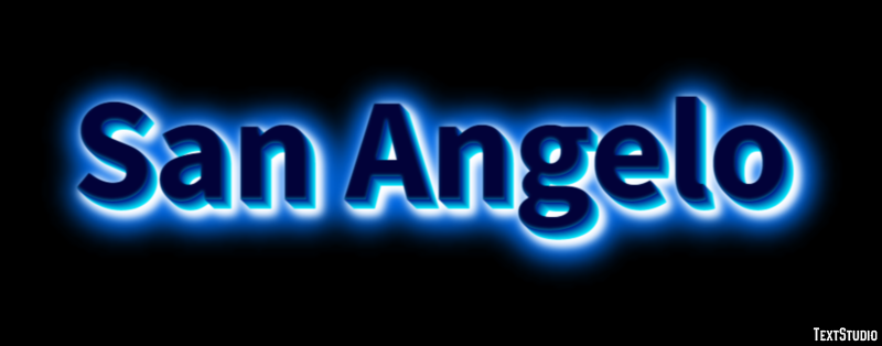 San Angelo Efecto de Texto