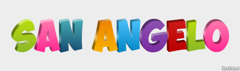 San Angelo Efekt tekstowy