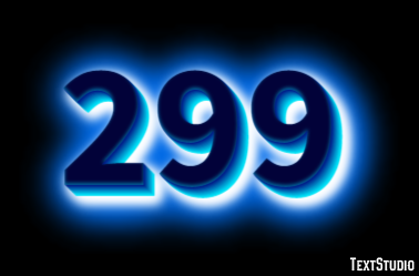 299 Efecto de Texto