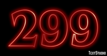 299 Efecto de Texto