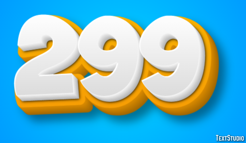 299 Efecto de Texto