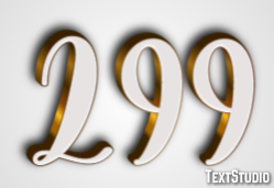 299 Efecto de Texto