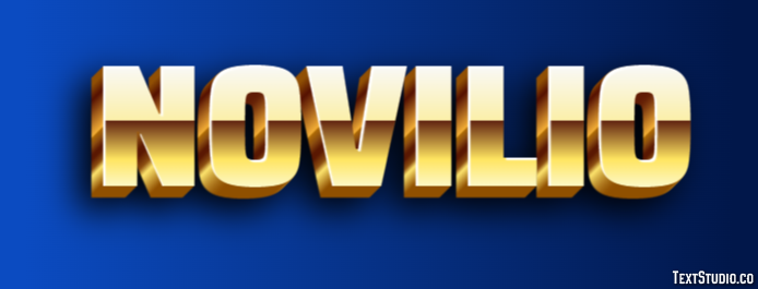 Novilio Effetto testo