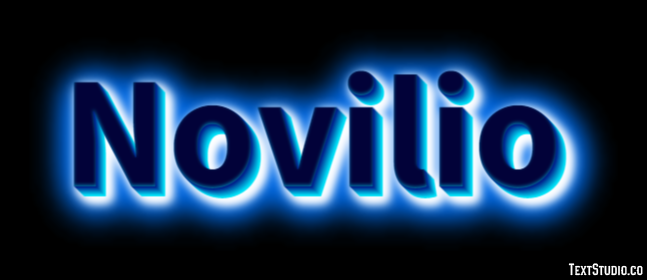 Novilio Efecto de Texto