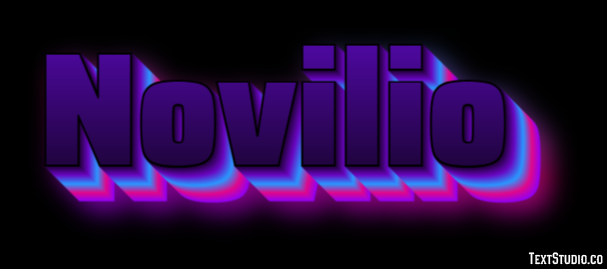 Novilio Effetto testo