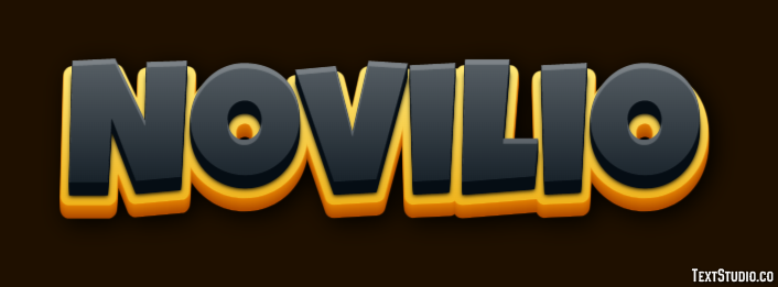 Novilio Effetto testo