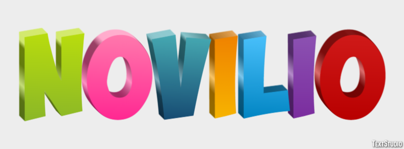 Novilio Effetto testo