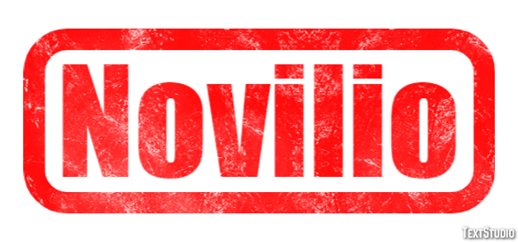 Novilio Effetto testo