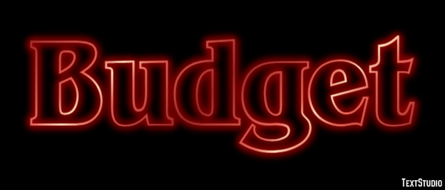 Budget Text Effect