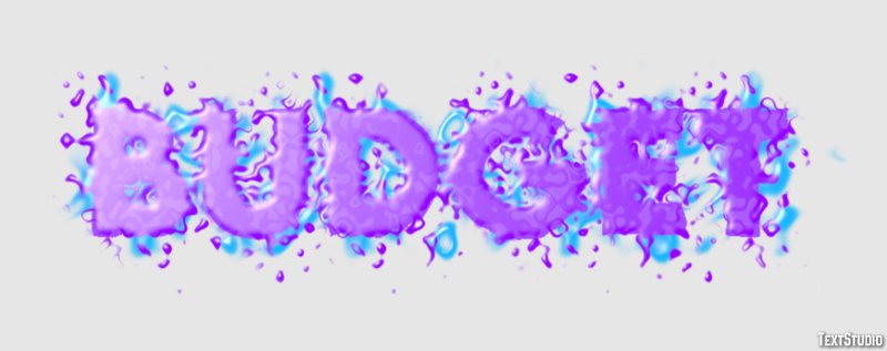 Budget Effet de Texte