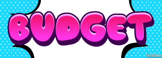Budget Text Effect