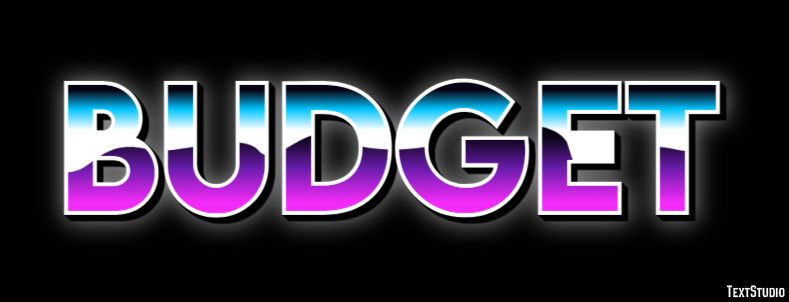 Budget Text Effect
