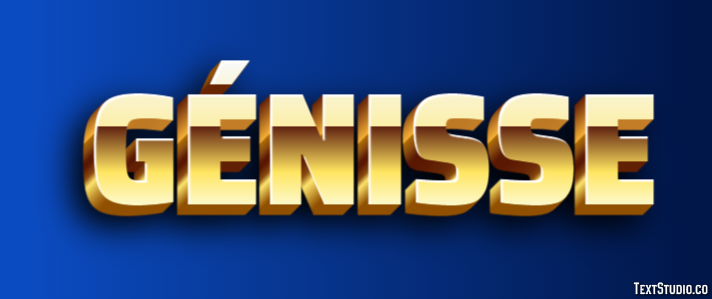 Génisse Effet de Texte