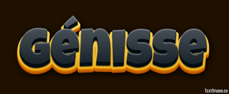 Génisse Effetto testo
