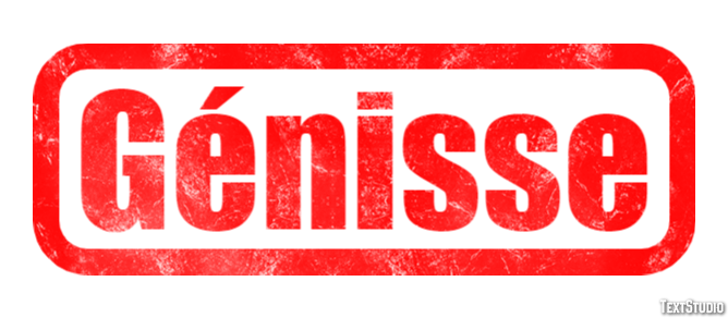 Génisse Effetto testo